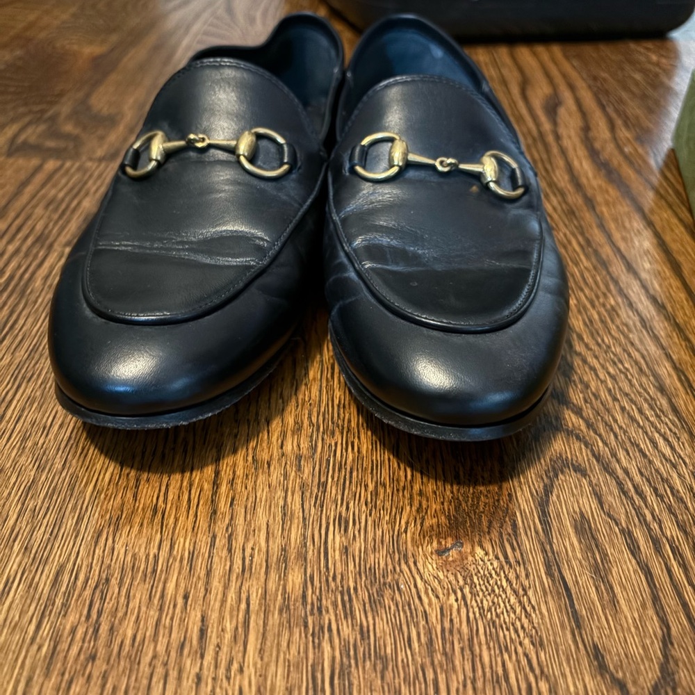 Black Gucci Loafers size 6.5! (36.5) - Picture 4 of 7
